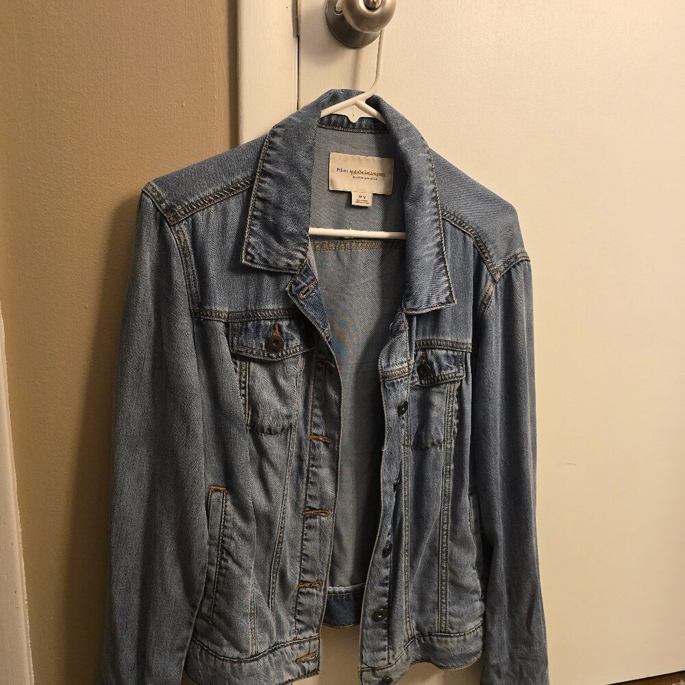 Pilcro and the Letterpress Jean Jacket by Anthropologie